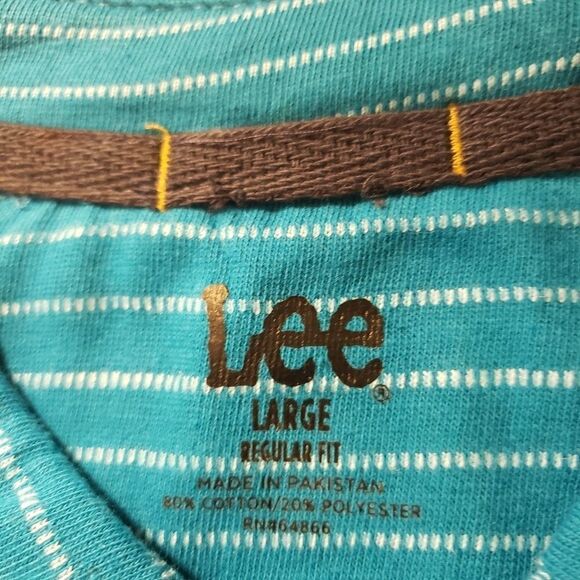 Lee Men's short Sleeve polo style shirt large NWT - Picture 5 of 7